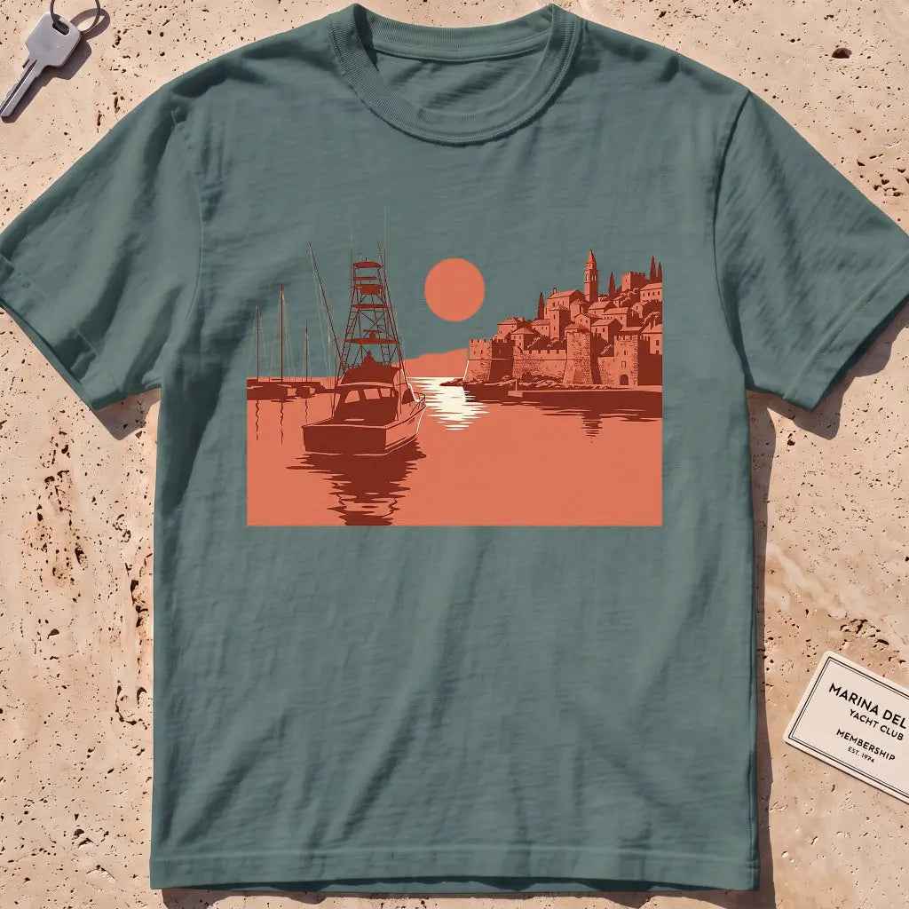 Harbor Sundown Mediterranean T-shirt