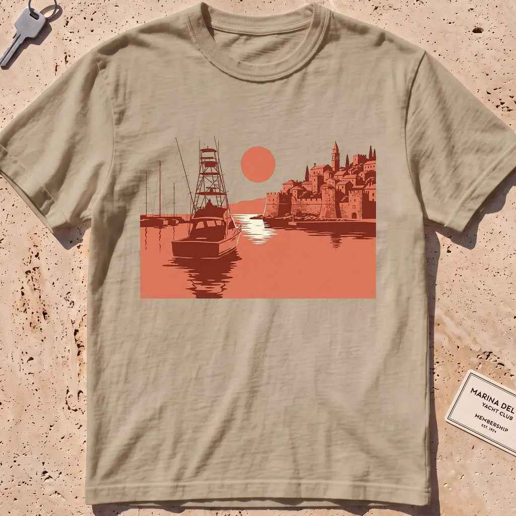 Harbor Sundown Mediterranean T-shirt