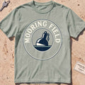 bay heavyweight tee with a mooring buoy and chain harbor mooring-field badge graphic.
