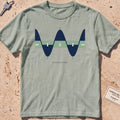 bay heavyweight tee with an etched starfish and anemone tide pool graphic.